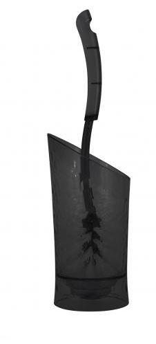 Ерш туалетный со стаканом Vogue чёрный опал